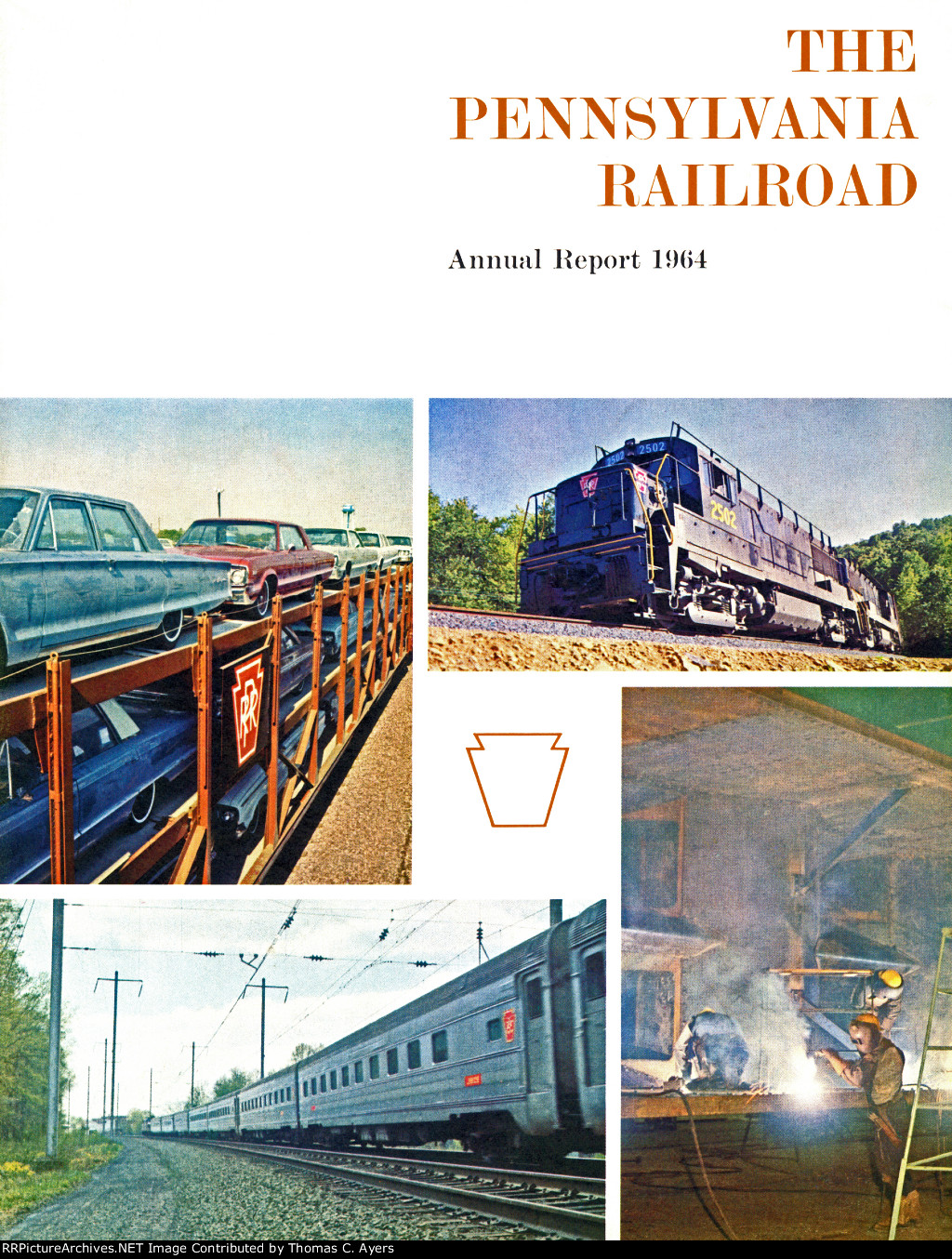 PRR Annual Report Color Cover ~ 1964